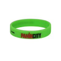 Panik City - Udo Lindenberg Silikonarmband grün